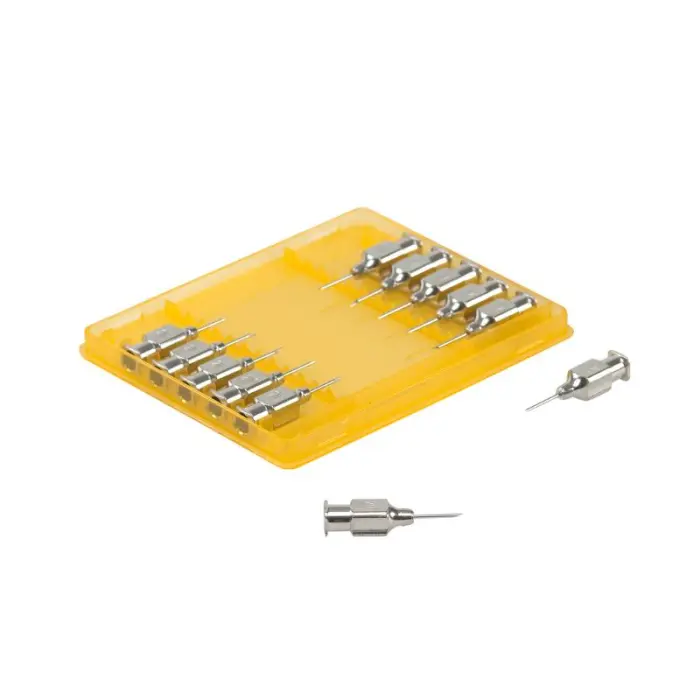 AIGUILLE KRUUSE Vet Needles, 0.8 x 10 mm, 21G x 3/8", Luer Lock, 12/pk